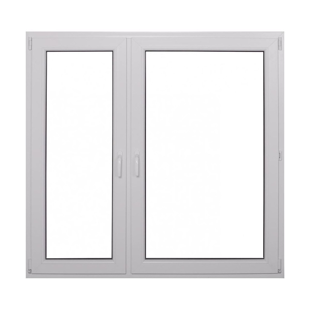 Okno asymetryczne PVC 1165x1135 mm typowe RU+R