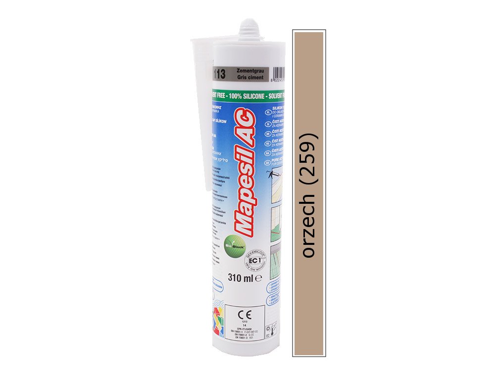 Silikon MAPEI Mapesil AC - orzech (259)