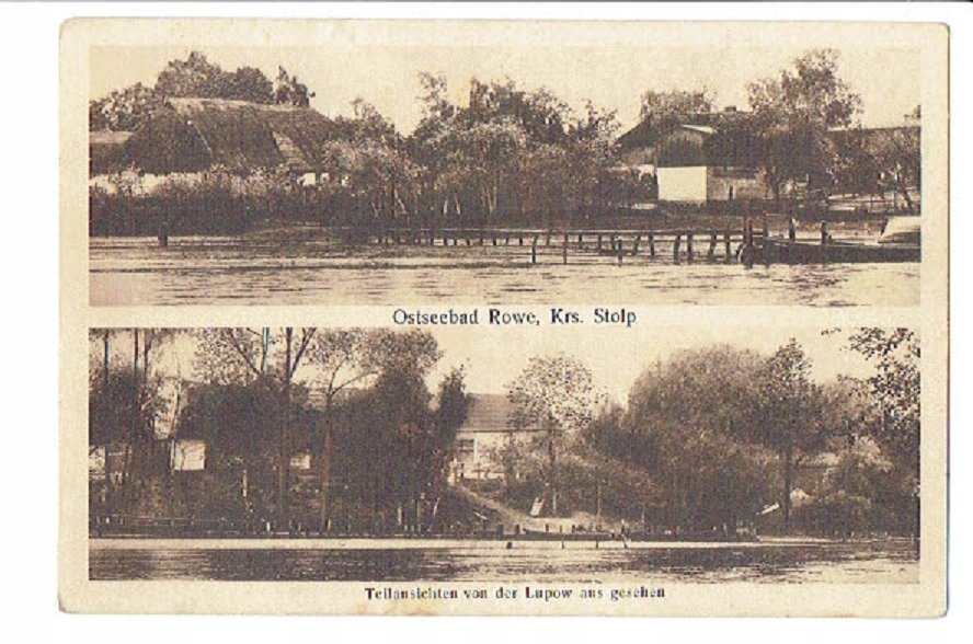 Pocztówka ROWE - ROWY pow. SŁUPSK