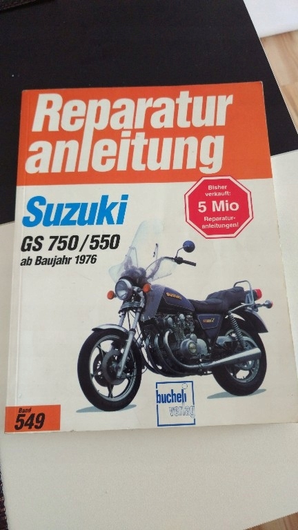 Instrukcja manual Suzuki GS 750 / 550