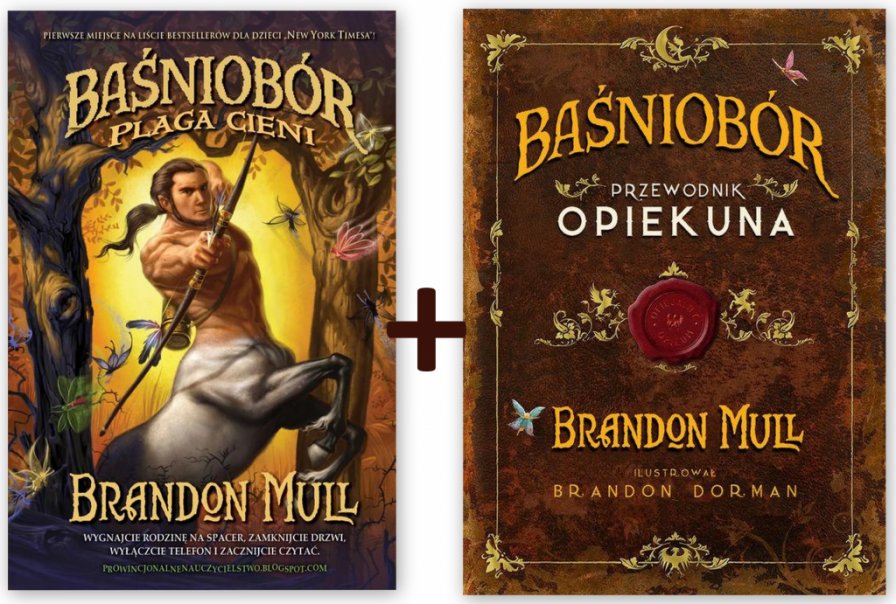Baśniobór PLAGA CIENI +PRZEWODNIK OPIEKUNA FANTASY