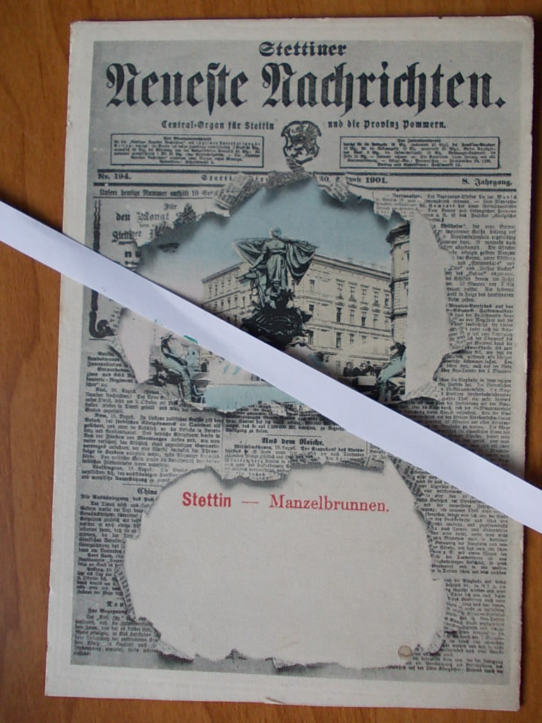 Szczecin Stettin Szpalta gazety świetna RR