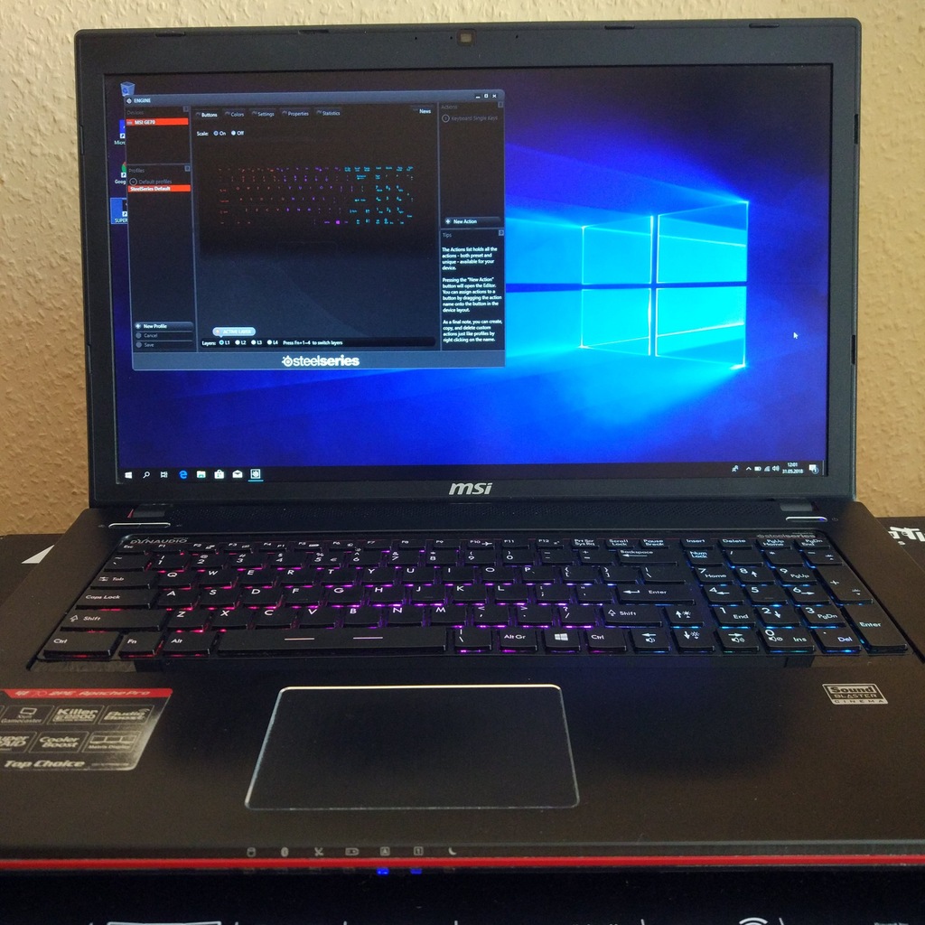 Разбор msi ge70 2pl apache