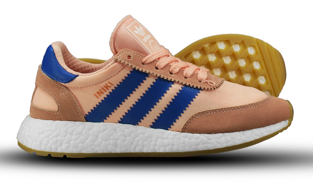 Adidas iniki 2025 damskie czarno różowe