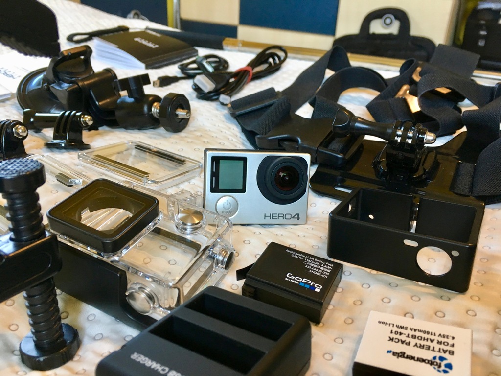 Kamera sportowa GoPro HERO4 SILVER + mega zestaw !