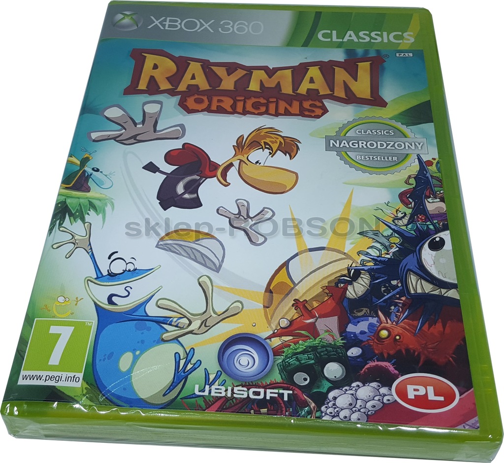 RAYMAN ORIGINS XBOX 360 NOWY WARSZAWA ROBSON PL