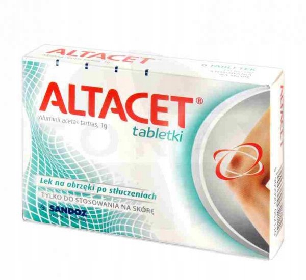 Altacet 1 g 6 tabletek - NA BÓLE MIĘŚNI