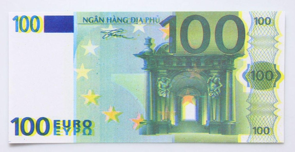 * BANKNOT - Pogrzebowy - Wetnam 100 Euro