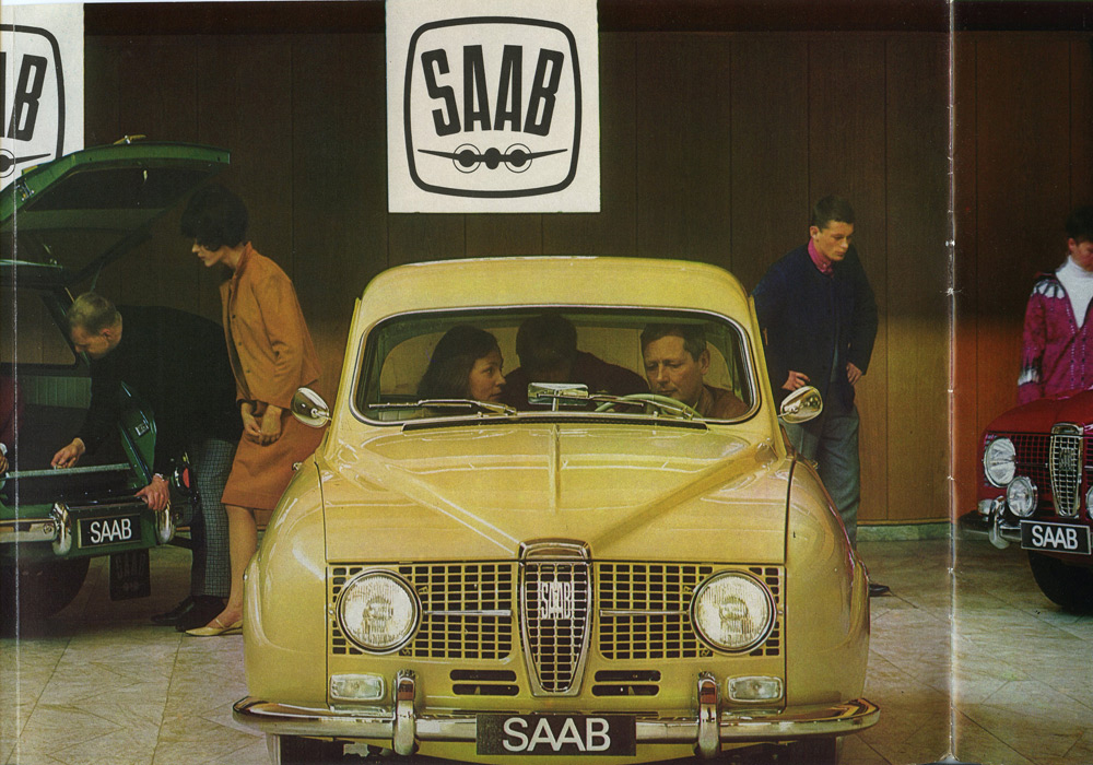 ATRAPA GRILL SAAB 95 96 850 LAMPY LAMPA DWUSUW