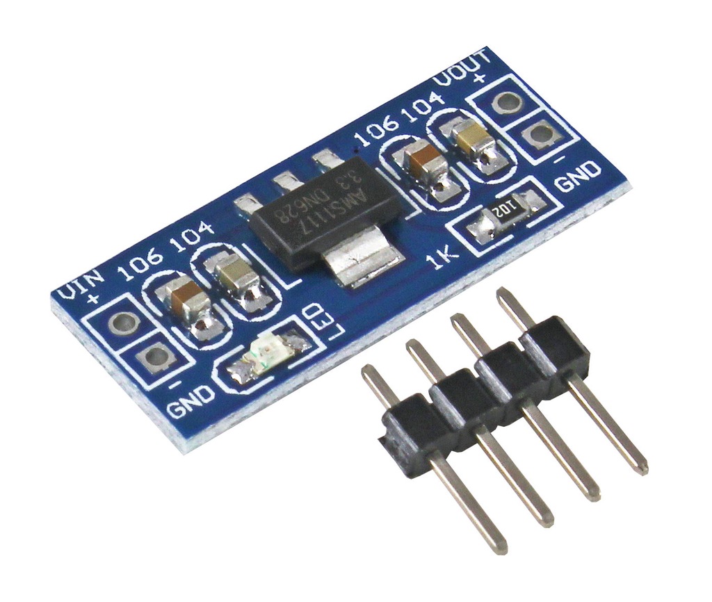 MINI MODUŁ ZASILANIA AMS1117 3.3V ARDUINO P2