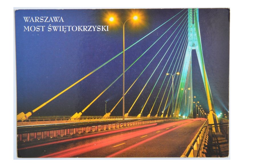 WARSZAWA- MOST ŚWIĘTOKRZYSKI NOCĄ