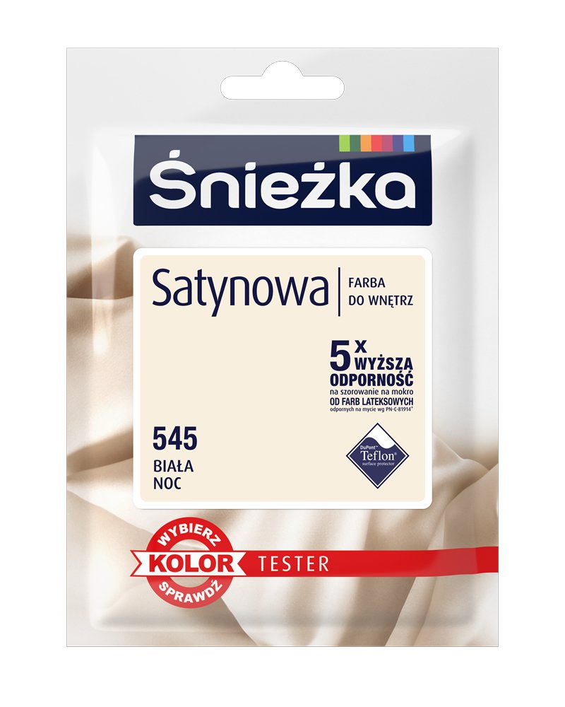 TESTER SNIEZKA SATYNOWA BIALA NOC 545 30ml