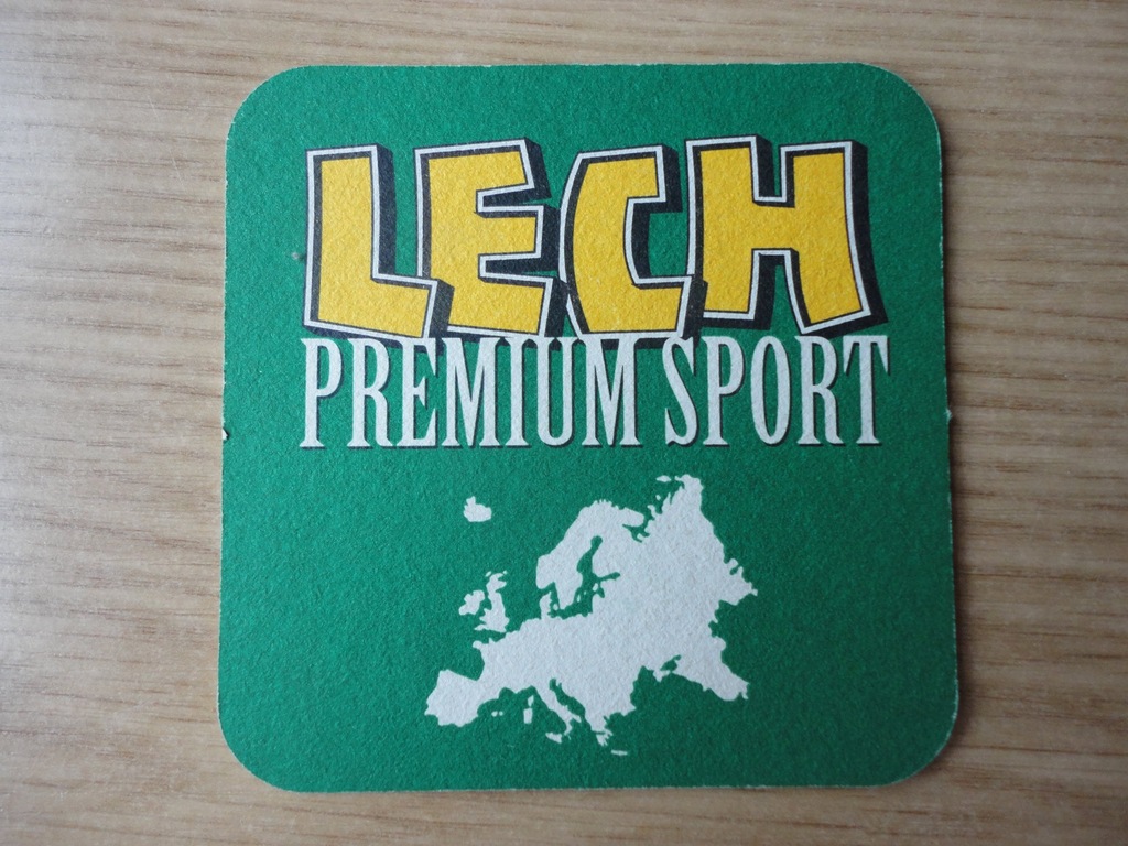 Podstawka do piwa LECH Premium ME W PIŁCE NOŻNEJ