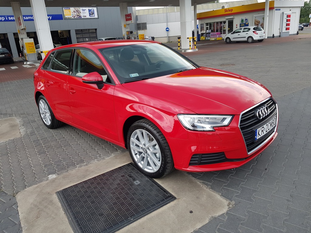 Audi A3 1.5 TFSI 150KM Czerwony Krakow
