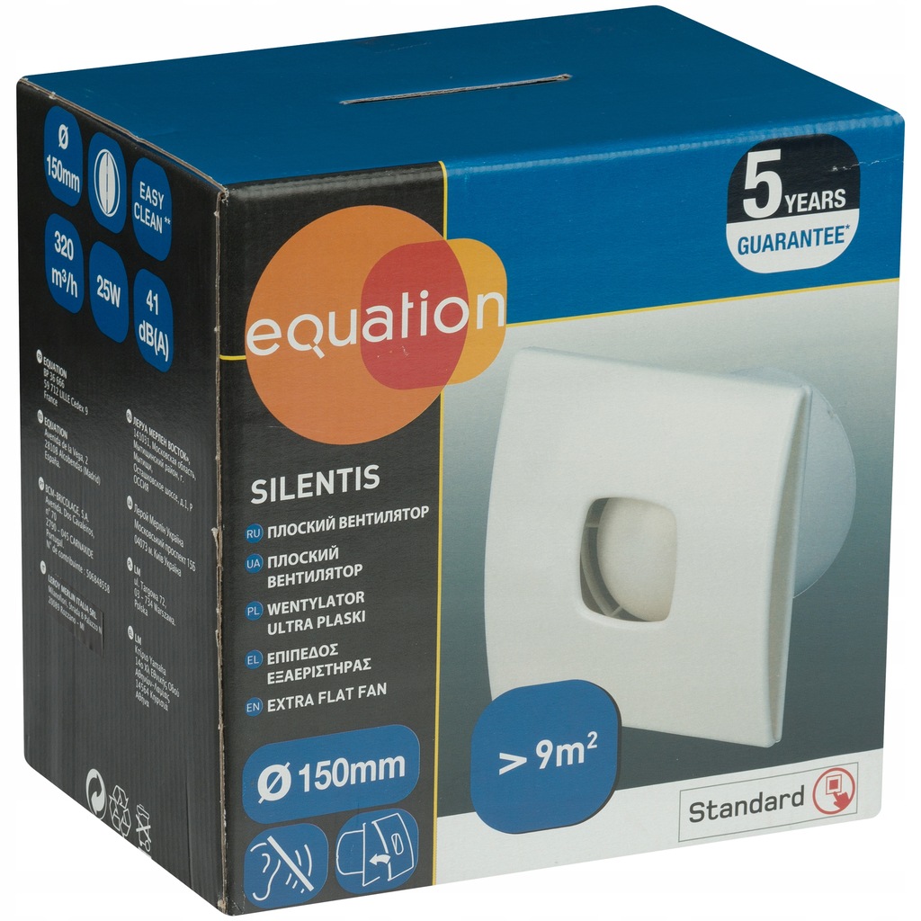 Wentylator kanałowy EQUATION SILENTIS 150 CATA - 7579506435 - oficjalne ...