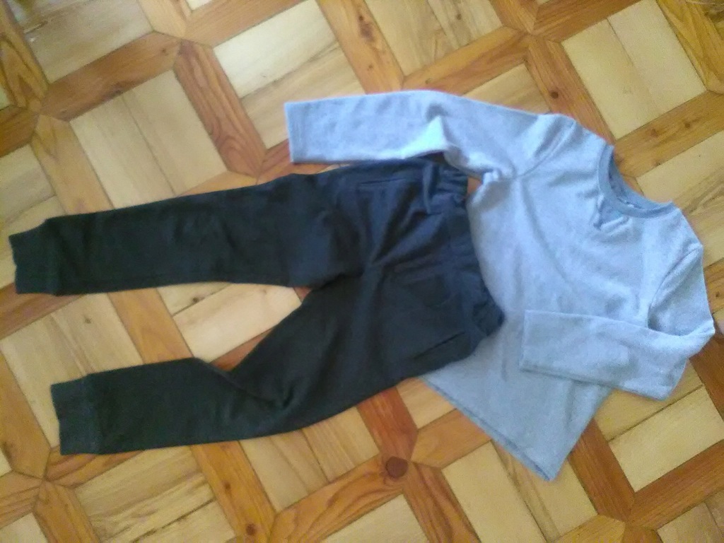 TANIO Bluza spodnie materiałowe 128 8 lat