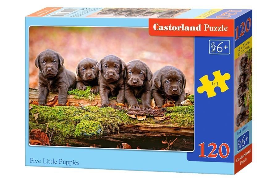 Puzzle dla dzieci 120el Szczeniaki Małe pieski Psy