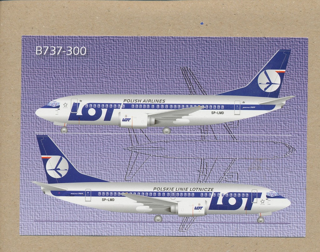 SAMOLOT - BOEING 737-300 PLL LOT