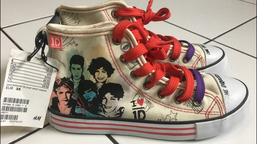 Trampki ONE DIRECTION roz. 35 H&M
