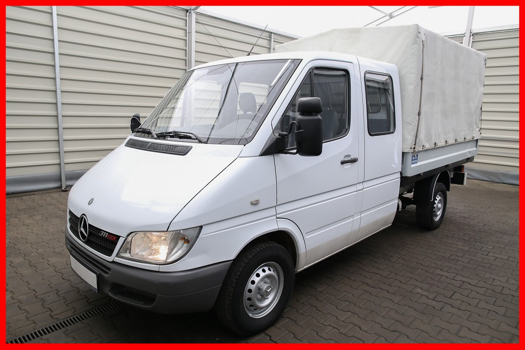 Mercedes Sprinter DOKA + 7 Osób DUBEL KABINA + Pla