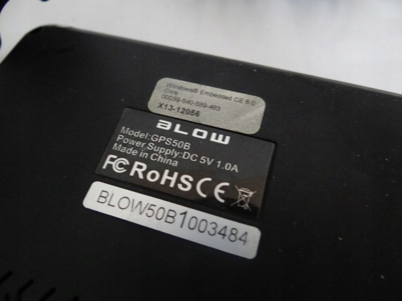 NAWIGACJA SAMOCHODOWA BLOW GPS 50B BRAK ZASIEGU 7740410334