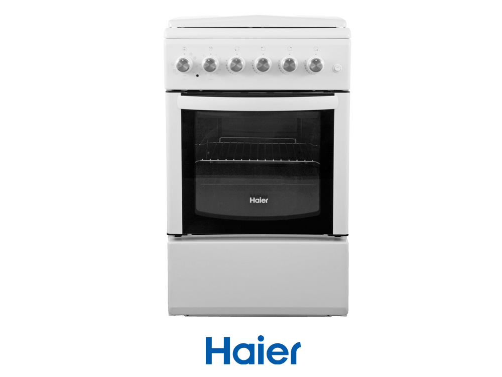 Kuchenka Haier CSGF56MEW Grill Biała