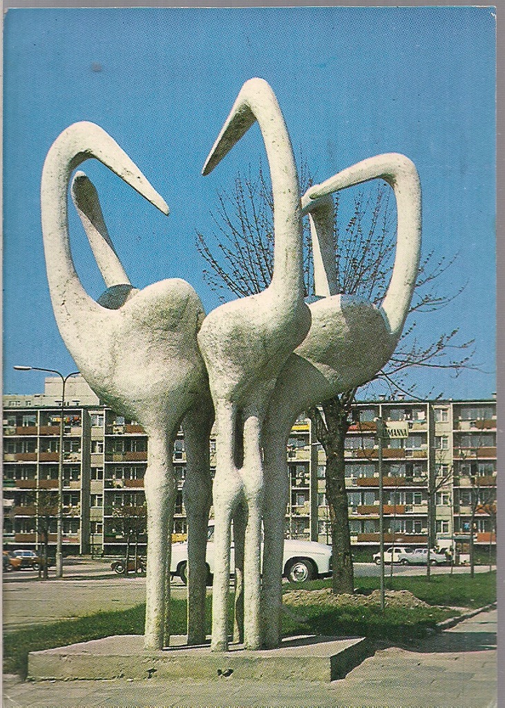 pocztówka ŁÓDŹ Bociany Retkinia KAW 83