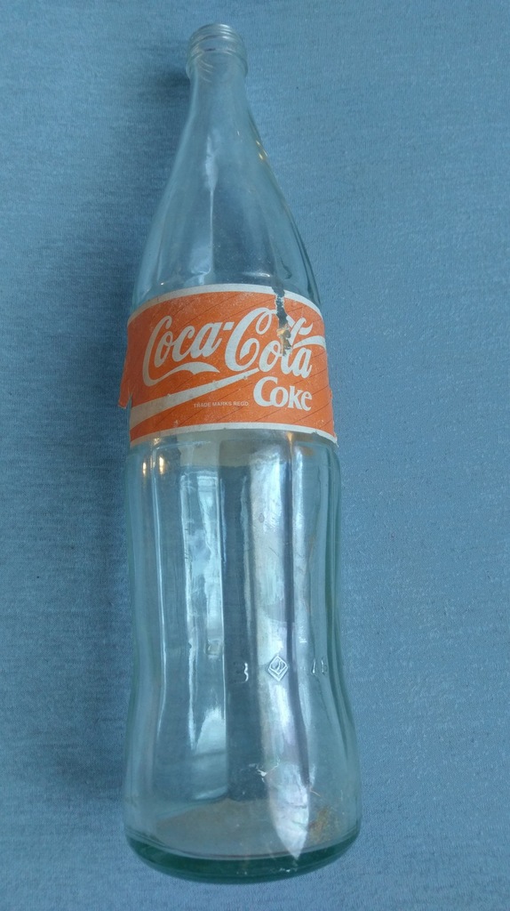 Coca Cola 1l Butelka Z Lat 90 Tych Unikat 6839759156 Oficjalne Archiwum Allegro