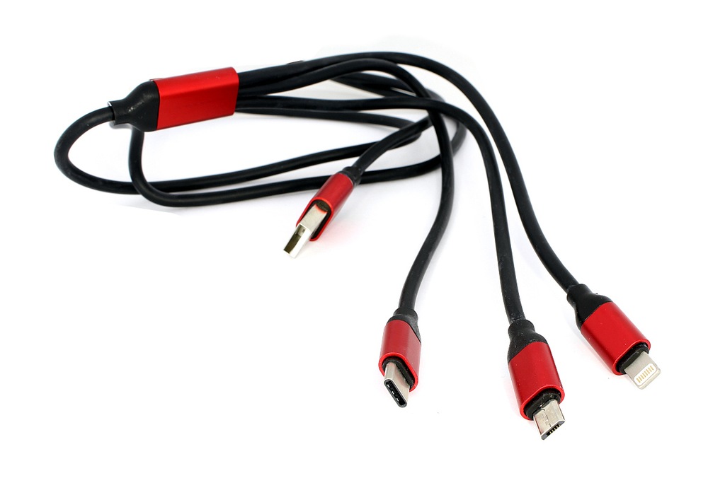 Kabel USB 3 w 1 - do Sony Xperia XA1, X, X Comapct