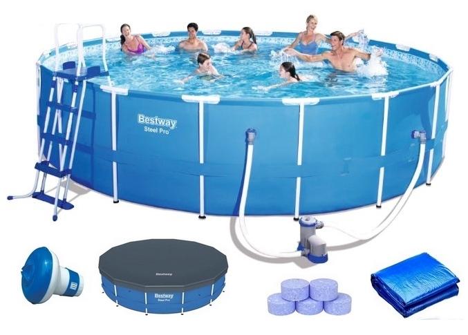 WYPRZED Basen Bestway 56462 549x122cm Pompa Chlor