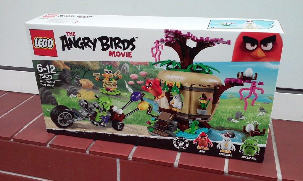 LEGO ANGRY BIRDS 75823 KRADZIEŻ JAJ NA WYSPIE 