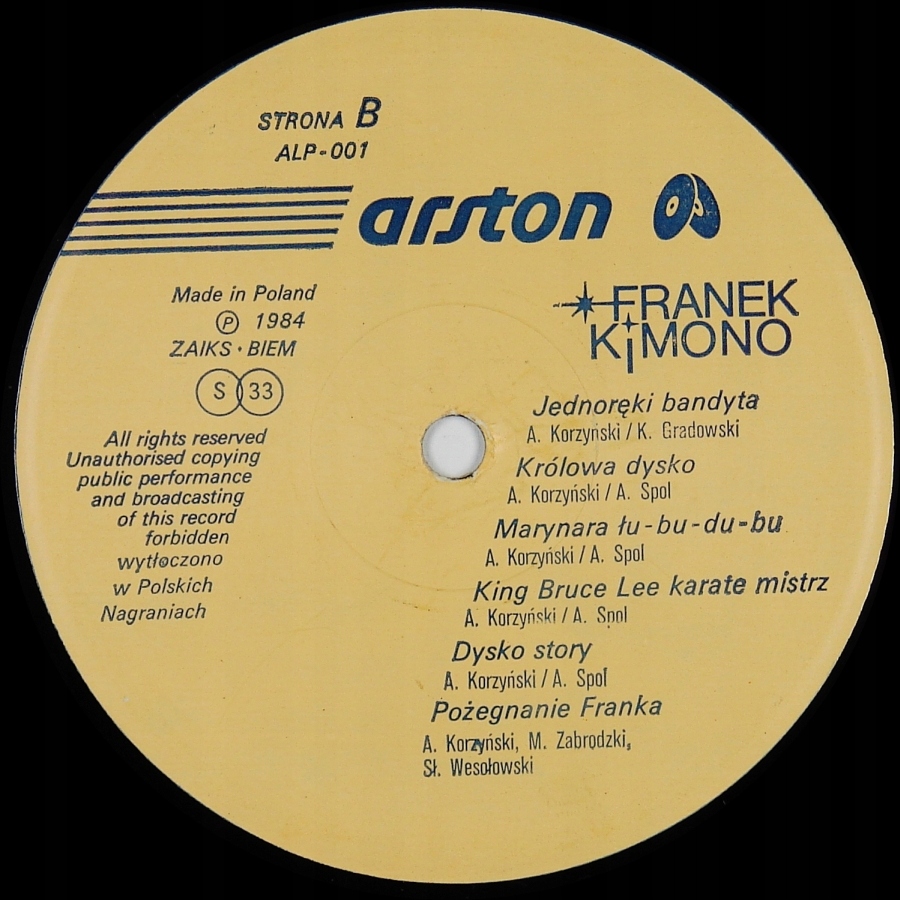 Franek Kimono Piotr Fronczewski Winyl Lp Arston 7724345497 Oficjalne Archiwum Allegro