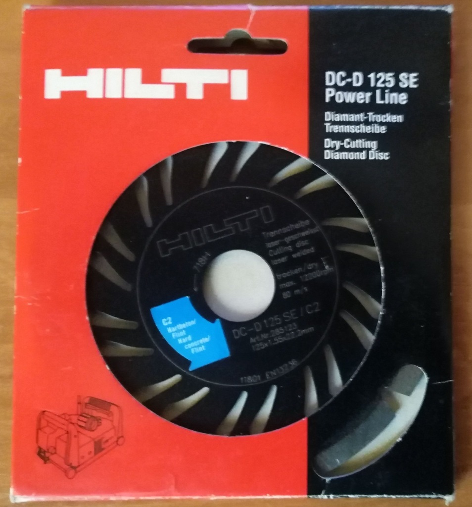 HILTI NOWE TARCZE DIAMENTOWE DC-D125 SE/C2x2 
