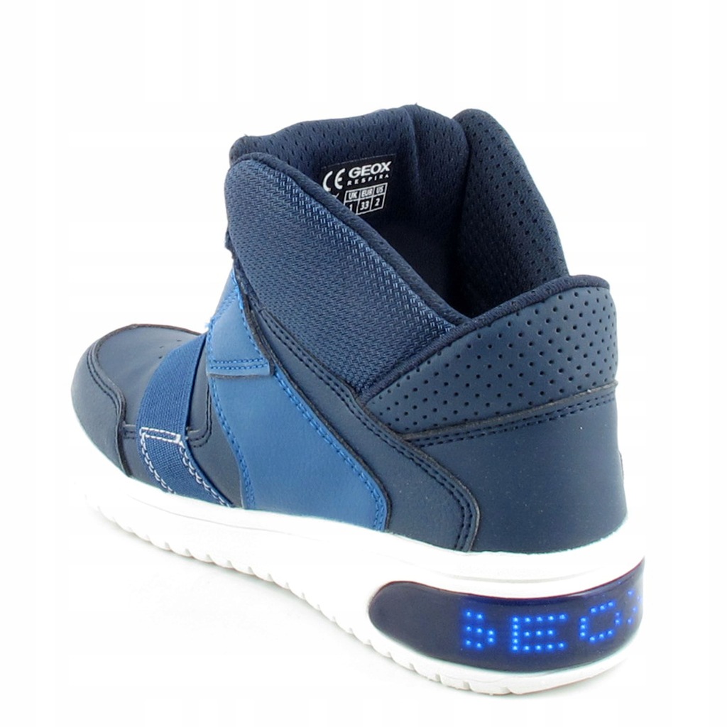 GEOX trzewiki LED J847QA świecące granatowe r 36 7587892514
