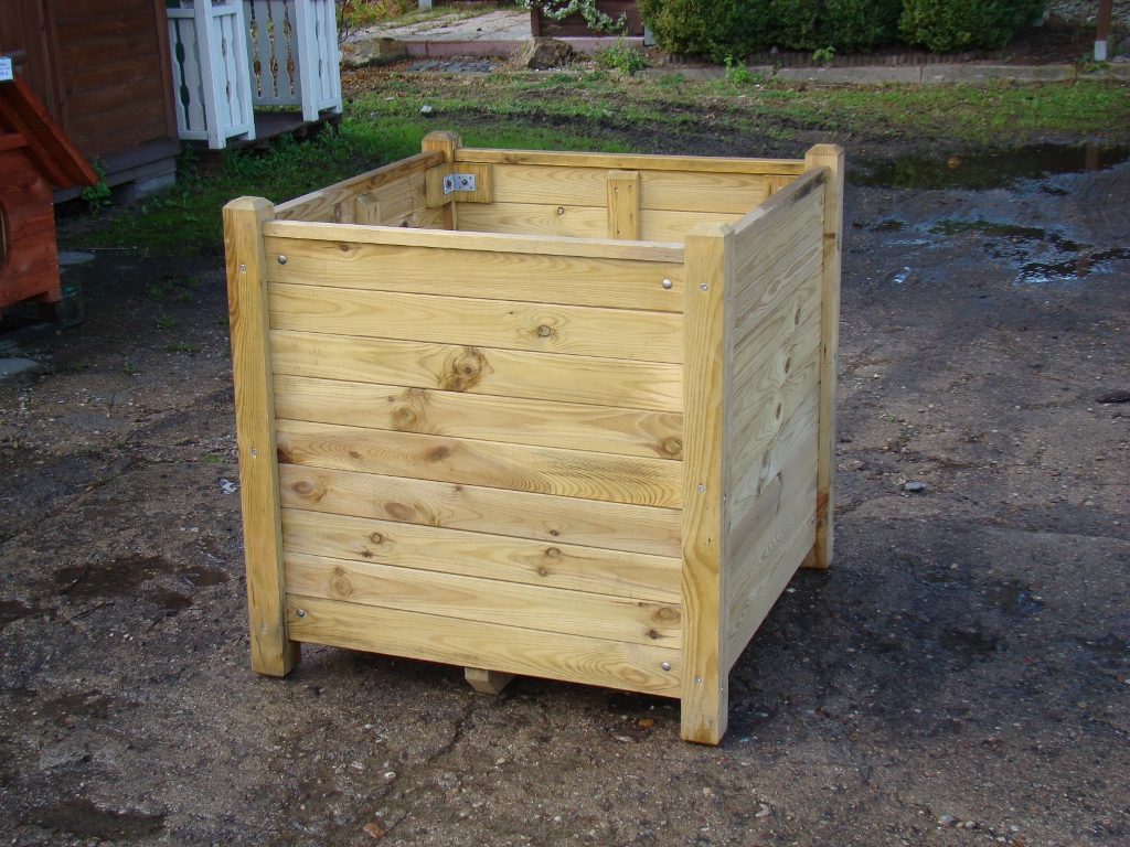 Donice drewniane 90x90x90cm eleganckie WYPRZEDAŻ!