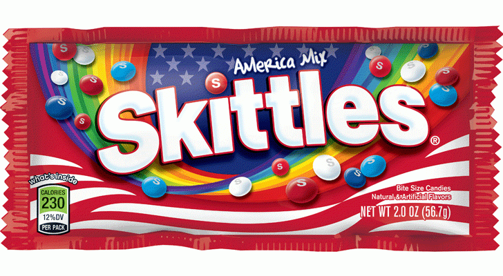 NOWOŚĆ Draże Skittles America Mix z USA (W-Wa)