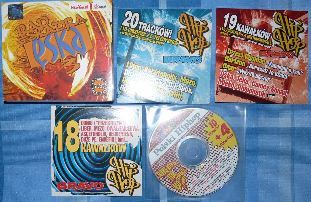 rap eskadra 3 5 CD + 4 CD polski rap hip-hop