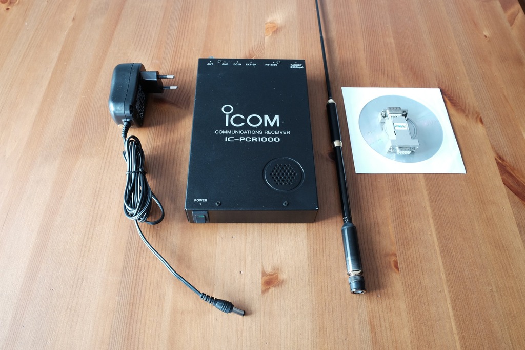 Icom pcr 1000 подключение через usb адаптер