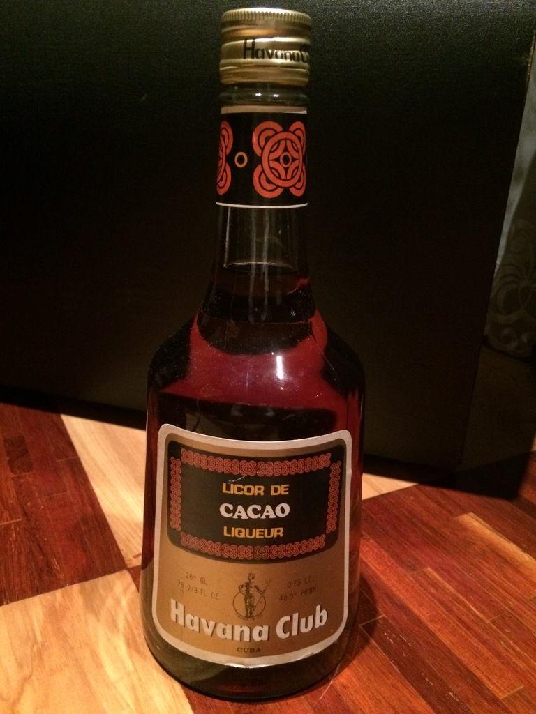 Likier "Havana Club Cacao Liqueur" 1984r