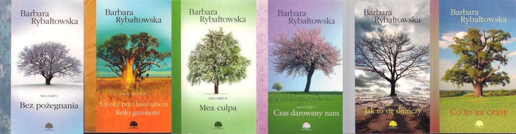 BARBARA RYBAŁTOWSKA  /  SAGA  - 7 CZĘŚCI - KOMPLET