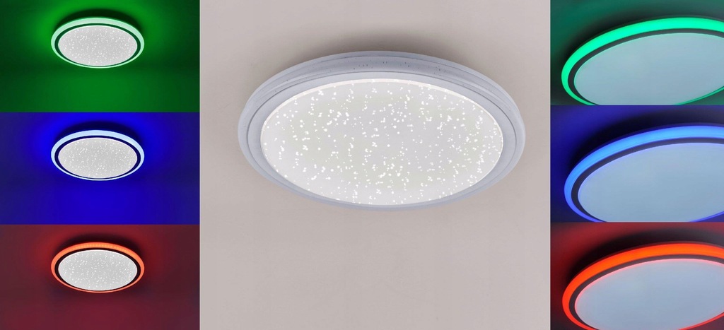PLAFON LAMPA LED LUISA RGB PILOT 15220-16 GWIAZDY