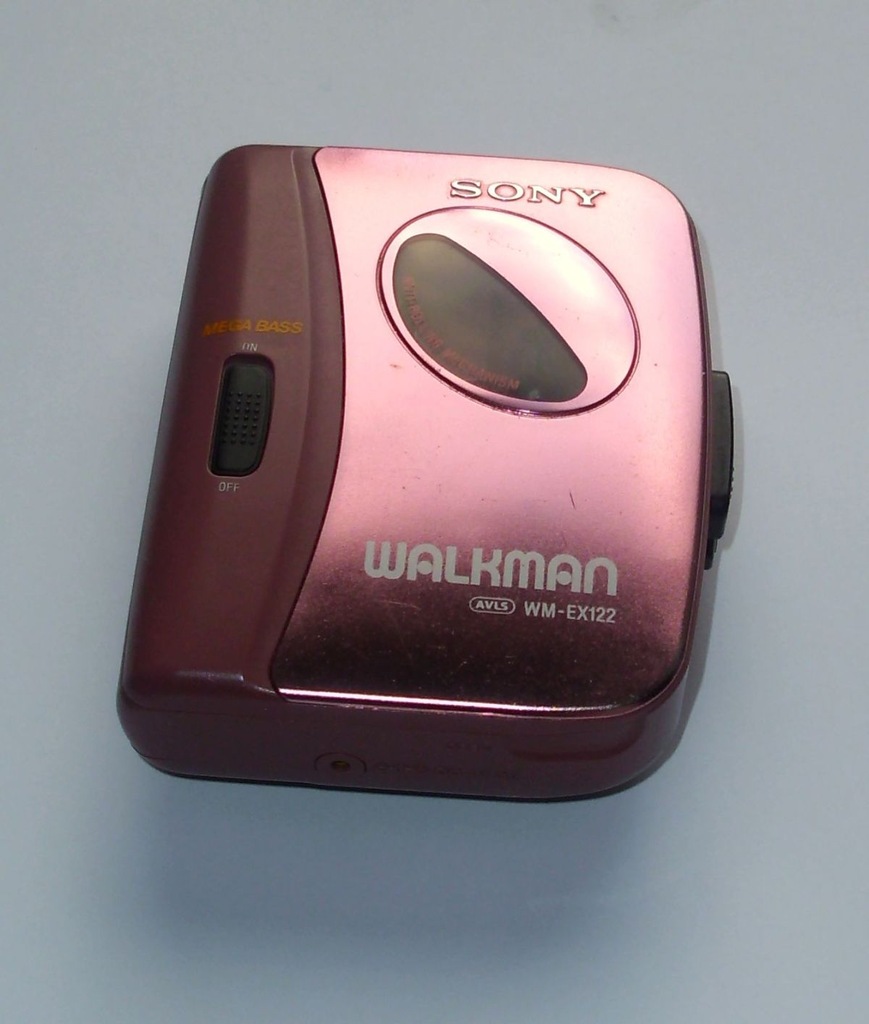 SONYカセットウォークマンWM-EX122 Sony WM-EX122 Walkman Cassette Tape Player Mega Bass