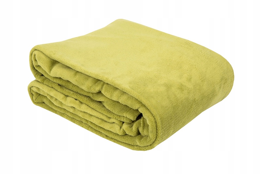 GRUBY KOC NARZUTA MIKROFIBRA CORAL 150x200 ZIELONY