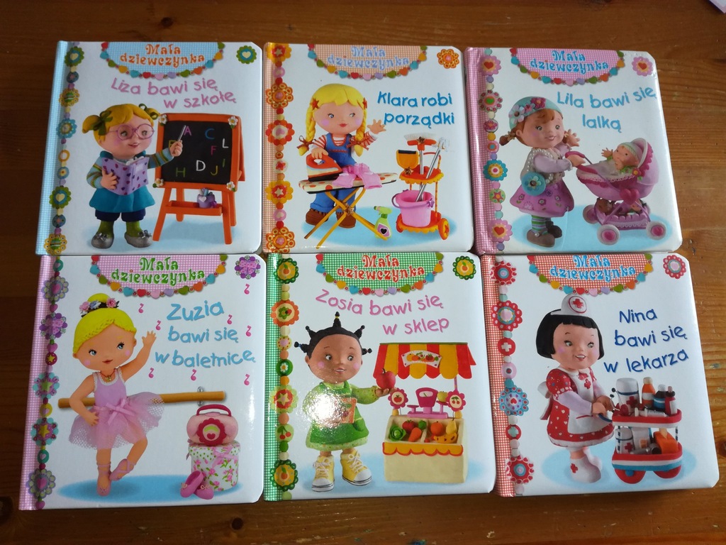 Seria MAŁA DZIEWCZYNKA ZESTAW KSIĄŻEK NOWE 5 + 1