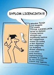 dyplom LICENCJATA prezent obrona A4 + KOPERTA