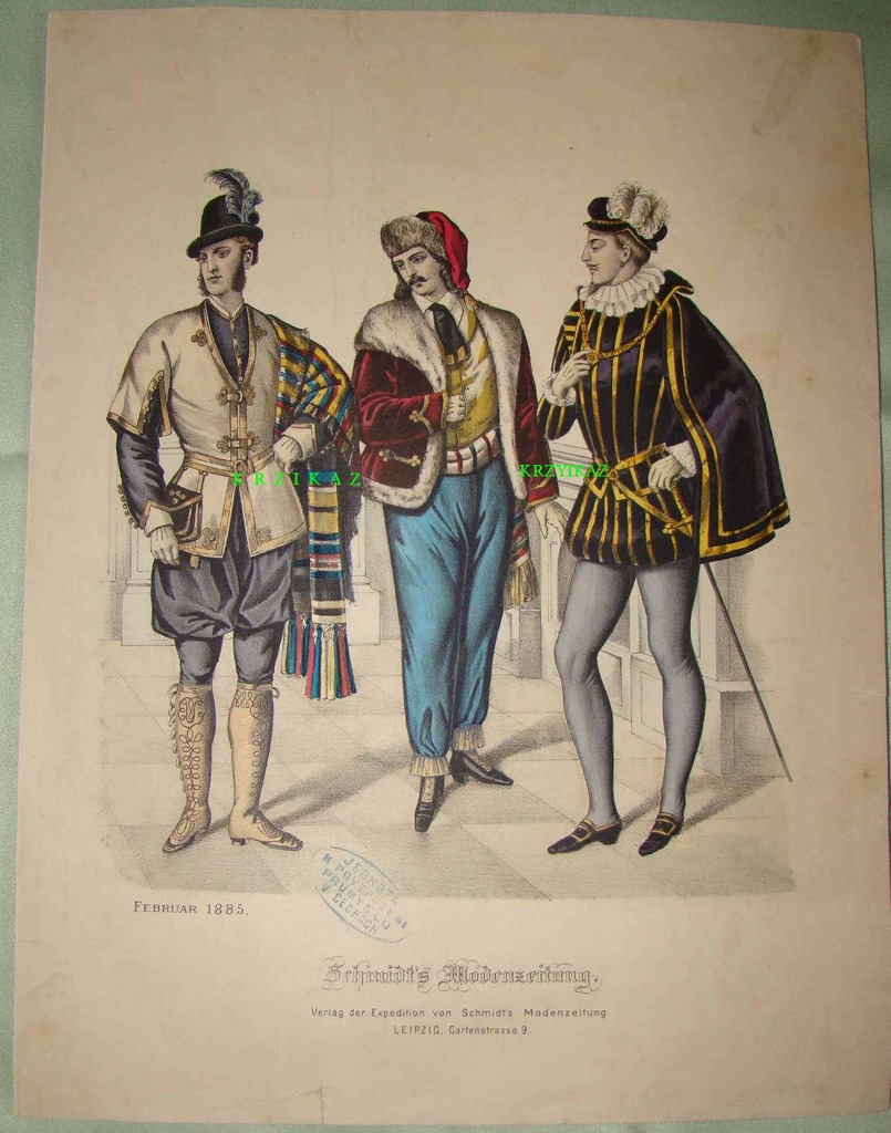 Moda męska stroje typy Europy Oryginał / 41d