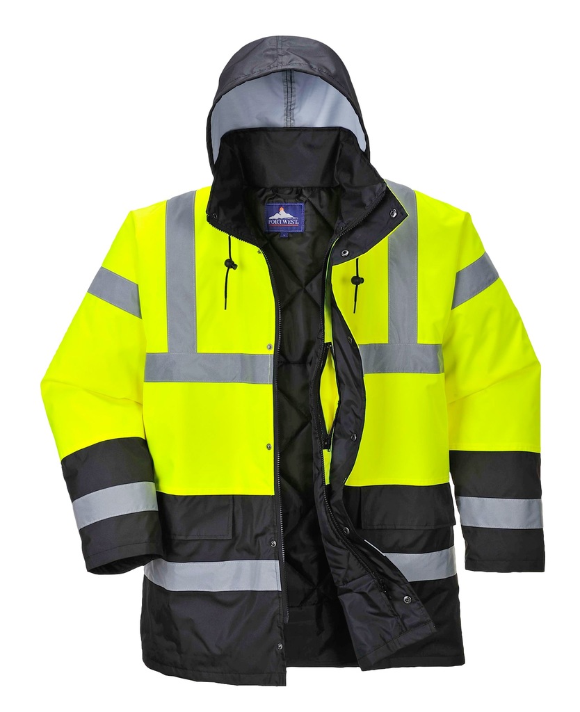 Kurtka ostrzegawcza MOCNY ORTALION od ręki 5XL Kurtka ostrzegawcza MOCNY ORTALION od ręki 5XL