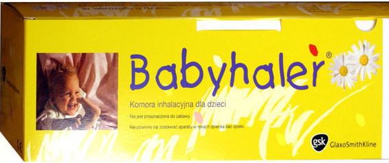 BABYHALER tuba INHALATOR komora inhalac DLA DZIECI