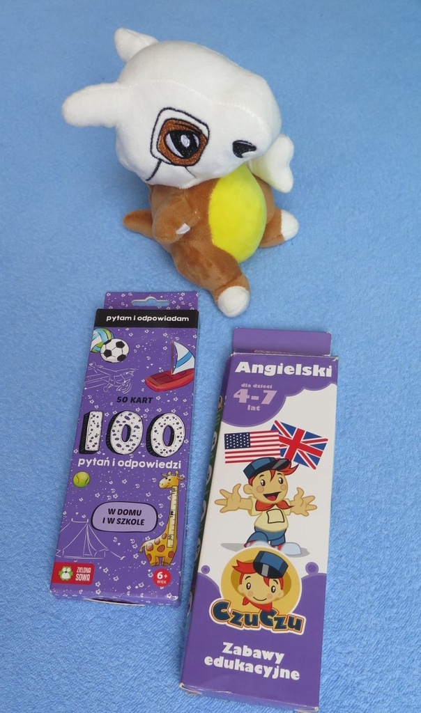 POKEMON BONE FISZKI angielski karty zagadki EMPIK