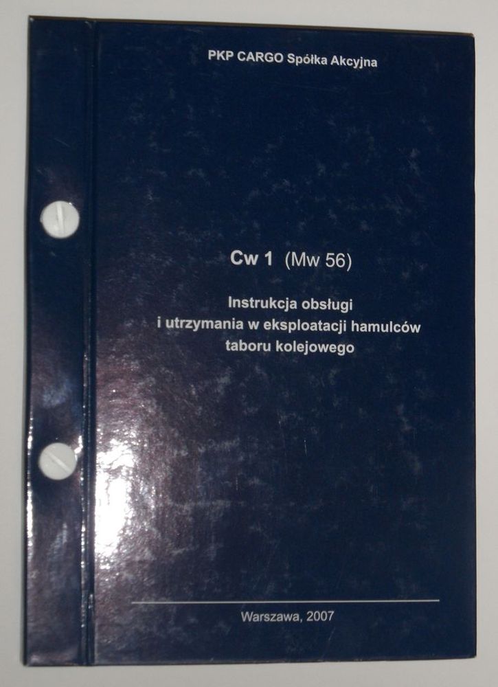 PKP Cw 1 Instrukcja hamulców tab. kol.